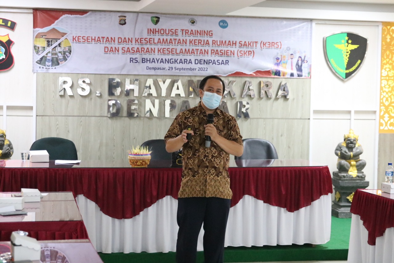 Inhouse Training Kesehatan Dan Keselamata Kerja Rumah Sakit K3rs Dan Sasaran Keselamatan 